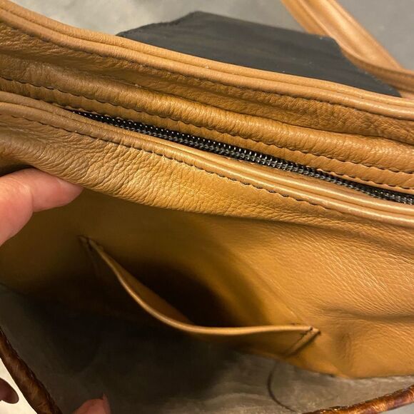 D’Onofrio leather/crocodile skin purse - Picture 7 of 11